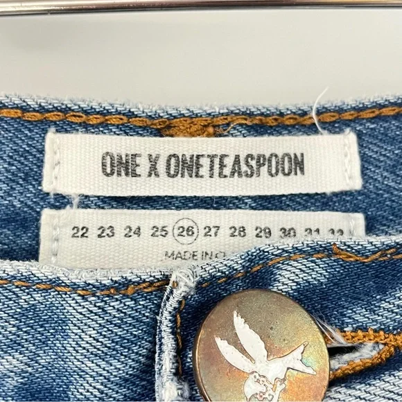One Teaspoon Blue Jean Shorts - Picture 6 of 11
